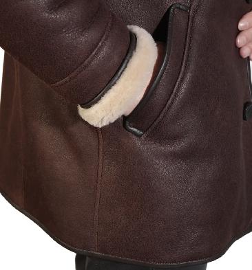 SL117420 - Mens Classic Sheepskin Coat In A Nappalamb Finish